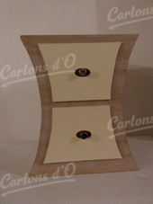 Commode / Chevet 2 tiroirs
